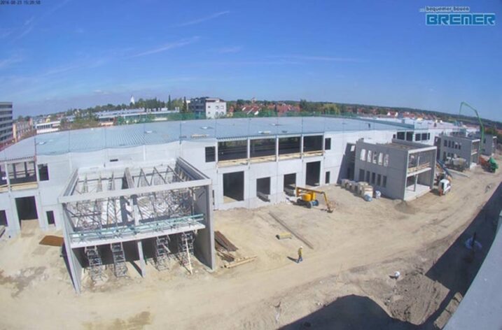 EIGNER Bauunternehmung führt in Neufahrn Beton- und Stahlbetonarbeiten für Bremer aus.