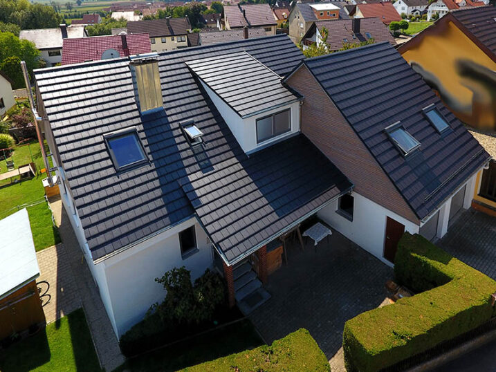 Energetische Dachsanierung am Wohnhaus in Marktoffingen.