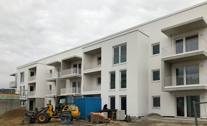 EIGNER Bauunternehmung baut für die Stadtpfarrpfündestiftung St. Felicitas ein barrierefreies Mehrfamilienwohnhaus in Bobingen.